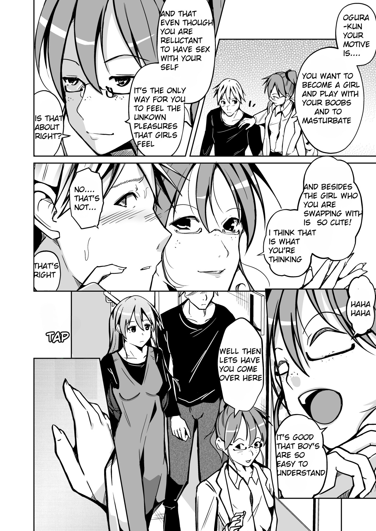 Hentai Manga Comic-Him and Her Captivated by the body of the opposite sex-Read-5